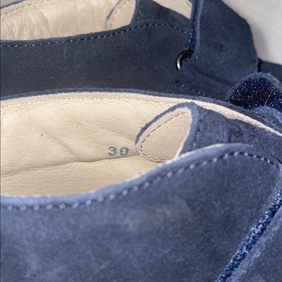 NWT NATURINO CHOCO Suede Desert Boots in Blue - Picture 10 of 15